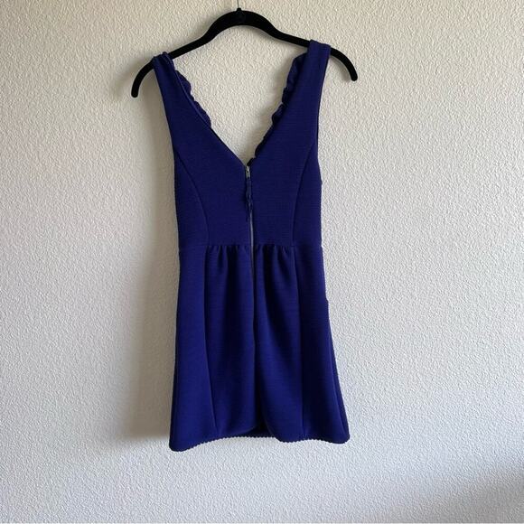 Anthro | Maeve Purple Ottoman Ribbed Sheath Dress - Picture 7 of 16